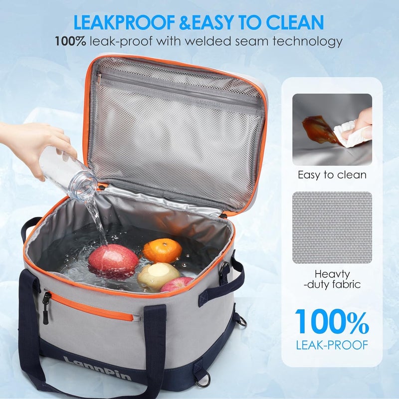LannPin Paddle Board Cooler Waterproof Large Capacity SUP Deck Coolers, Leakproof Kayak Cooler Accessories Premium Insulated Cooler for Paddleboard Accessories,Drinks | Quality Clips& Bottle Opener Included - Image 5